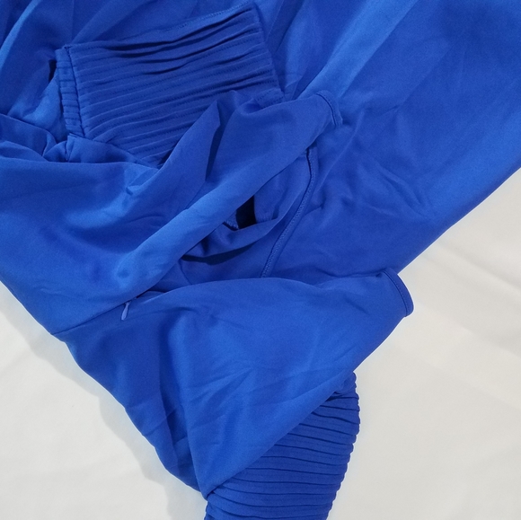 Blue stretchy woman's dress - Picture 4 of 8